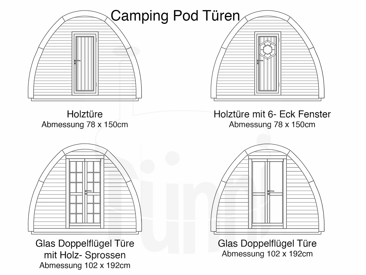 Camping Pod - Türen